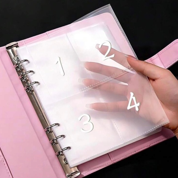 PINK 100 Money Savings Challenge A5 Money Binder Book Money Budget Book Budget - Picture 2 of 8